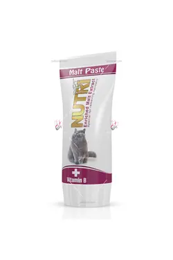 عصاره مالت گربه نوتری پت با مکمل پروبیوتیک و ویتامین ب ۸۰ سی سی | Nutripet Malt paste with Probiotic and Vitamin B