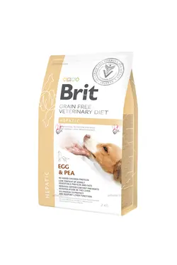 غذای خشک درمانی بیماری کبدی سگ بریت طعم تخم مرغ و نخود ۲ کیلویی | Brit Hepatic Dog Dry Food
