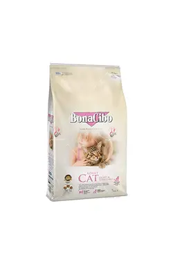 غذای خشک گربه عقیم شده بوناسیبو ۵ کیلویی | BonaCibo Light & Sterilised