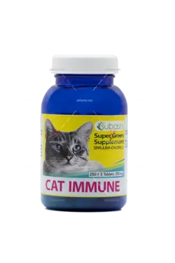 قرص مکمل سیستم ایمنی گربه سوباشی ۲۵۰ عددی | Subashi Cat Immune Supplement 250mg