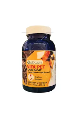 قرص مکمل غذایی سگ و گربه سوباشی طعم مرغ ۲۵۰ عددی | Subashi Vita Pet Dog & Cat Supplement 95 gr
