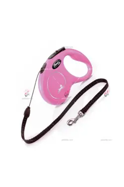 بند قلاده ۵ متری طنابی مدل نیو کلاسیک S فلکسی | Flexi Dog Retractable Cord Leash