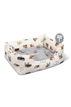 جای خواب یو مدل VIP سایز ۱ نیناپت | Ninapet U bed VIP size 1