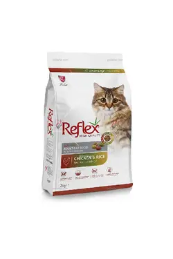 غذای خشک گربه بالغ رفلکس مدل مولتی کالر ۲ کیلویی |  Reflex Multi Colour Adult Cat Food