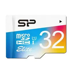 کارت حافظه microSDHC سیلیکون پاور مدل Elite کلاس 10 استاندارد UHC-I U1 سرعت 100MBps ظرفیت 32 گیگابایت