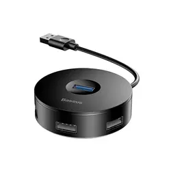 قیمت و خرید اینترنتی هاب چهار پورت USB 3.0 باسئوس مدل CAHUB-F01 قاصدکالا