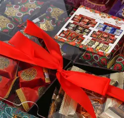 گز لقمه و سوهان عسلی ترکیبی جعبه ترمه