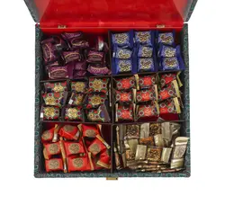 گز لقمه و سوهان عسلی ترکیبی جعبه ترمه