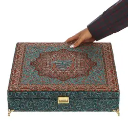 گز لقمه و سوهان عسلی ترکیبی جعبه ترمه