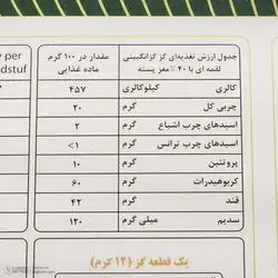 گز لقمه پسته 40 درصد فوق ممتاز انگبینی