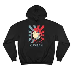 هودی مشکی طرح انیمه jujutsu kaisen