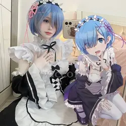 ست کاسپلی انیمه re:zero طرح rem , ram