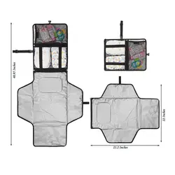 کیف تعویض پوشک نوزاد لاکی‌دی مدل تاشو کیسه‌ای