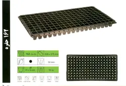 سینی نشاء 162 حفره یکبار مصرف