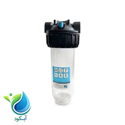 بدنه فیلتر (هوزینگ) تصفیه آب شفاف 1/2 اینچ