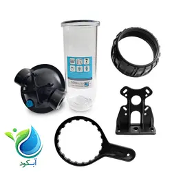 بدنه فیلتر (هوزینگ) تصفیه آب شفاف 1/2 اینچ