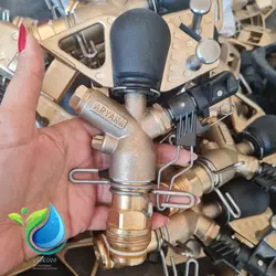 آبپاش برنجی پروت 3 نازله تنظیمی مشابه آبپاش ZK-30