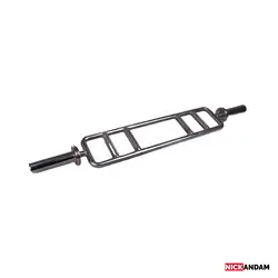 خرید میله هالتر چکشی 120 سانت باشگاهی آستین دار 50mm - نیک اندام