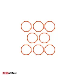حلقه چابکی بسته 8 عددی شش ضلعی - نیک اندام