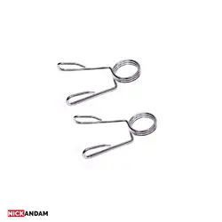 گیره فنری میله هالتر بسته دو عددی مدل A02 - نیک اندام