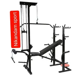 دستگاه بدنسازی میز پرس 42کاره +ست کامل