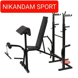 دستگاه بدنسازی میز پرس 42کاره +ست کامل