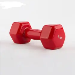 دمبل ایروبیک روکش دار 5 کیلویی (یک جفت)