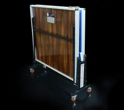 میز پینگ پنگ (میز تنیس) چهار چرخ ام دی اف مدل TT4