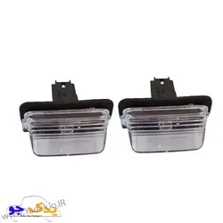 خرید و قیمت چراغ پلاک 207 و رانا بسته 2 عددی | یدک جو خرید لوازم یدکی