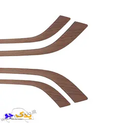 خرید و قیمت زه رودری پارس طرح چوب اصلی بسته چهار عددی | یدک جو خرید لوازم یدکی