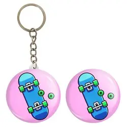 پیکسل خندالو مدل اسکیت برد کد 10027 به همراه جاکلیدی