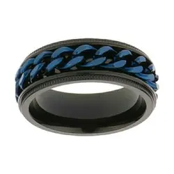 انگشتر مدل زنجیر دار اسپینر کد BB