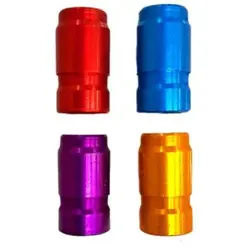 سر والف لاستیک دوچرخه کد RC 01 مدل فلزی بسته 4 عددی