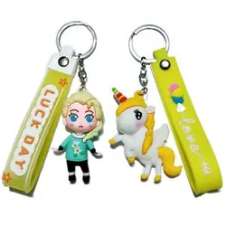 جاکلیدی مدل دخترانه السا و یونیکورن بسته 2 عددی