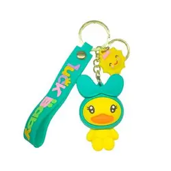 جاکلیدی مدل سیلیکونی طرح جوجه اردک دختر