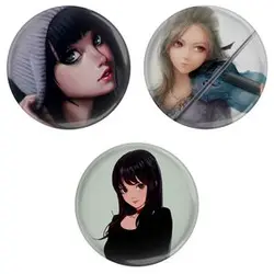 پیکسل مدل S3-88 طرح دختر کارتونی مجموعه 3 عددی