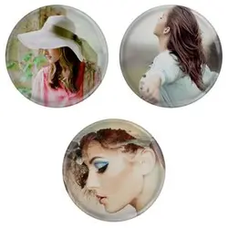 پیکسل مدل S3-90 طرح دختر کارتونی مجموعه 3 عددی