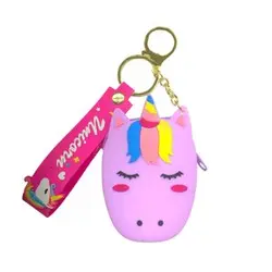 جاکلیدی مدل سیلیکونی طرح تک شاخ یونیکورن