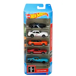 ماکت ماشین هات ویلز مدل 5Pack HW Ford Mustang مجموعه 5 عددی