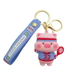 جاکلیدی مدل سیلیکونی طرح خوک بچه تپل و تنیس کد DB20