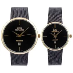 ست ساعت مچی عقربه ای  زنانه و مردانه الگانس مدل Permanent کد WS-70