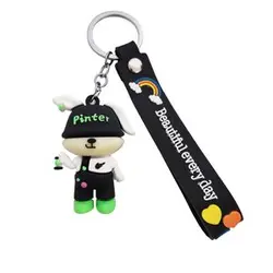 جاکلیدی مدل سیلیکونی طرح سگ نقاش کد DB20