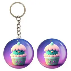 پیکسل خندالو مدل کاپ کیک کد 28836 به همراه جاکلیدی