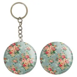 پیکسل خندالو مدل گل گلی کد 29018 به همراه جاکلیدی