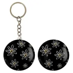 پیکسل خندالو مدل گل گلی کد 29023 به همراه جاکلیدی