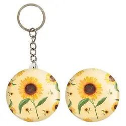 پیکسل خندالو مدل گل گلی کد 29024 به همراه جاکلیدی