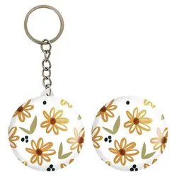 پیکسل خندالو مدل گل گلی کد 29026 به همراه جاکلیدی