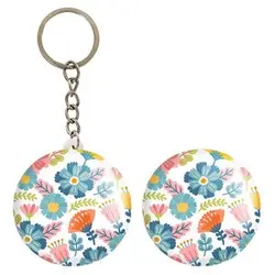 پیکسل خندالو مدل گل گلی کد 29027 به همراه جاکلیدی