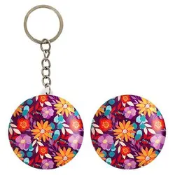 پیکسل خندالو مدل گل گلی کد 29028 به همراه جاکلیدی