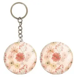 پیکسل خندالو مدل گل گلی کد 29032 به همراه جاکلیدی